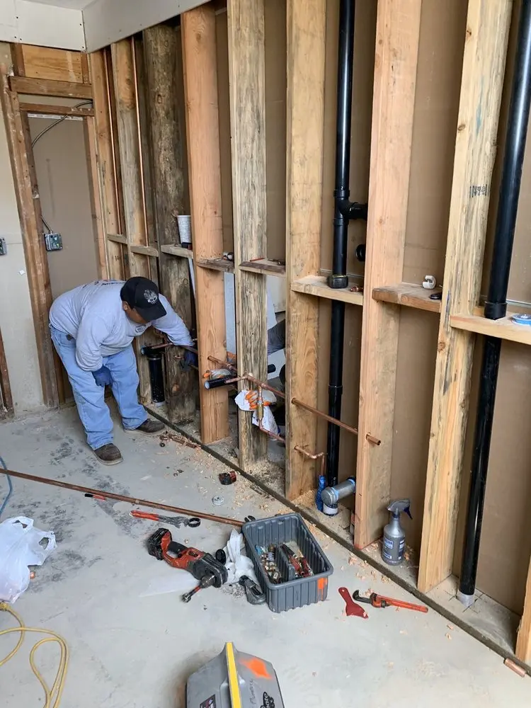 Commercial rough-in plumbing for Gas Line Repair in Bedford Heights